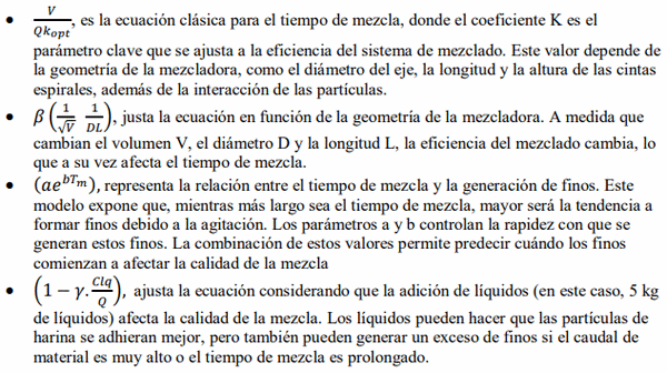 Optimización del Proceso de Mezclado en una Mezcladora Industrial para Alimentos Balanceados: Análisis de Formación de Finos y Reducción del Tiempo de Mezcla - Image 2