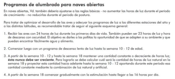 Diseño de iluminación en un galpón de reproductora liviana - Image 3