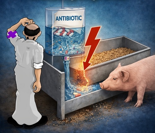 Administración de antimicrobianos en agua de bebida en comederos seco/húmedos: una incompatibilidad farmacológica ignorada - Image 1