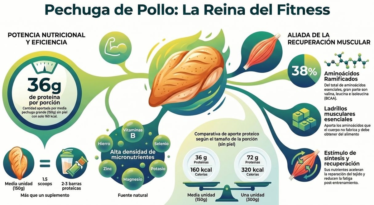 Pechuga de Pollo. La Reina del Fitness - Image 1