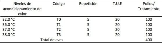 Efecto del acondicionamiento temprano de calor sobre los parámetros productivos del pollo - Image 2