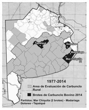 Situación carbunclo Rural en Argentina 2014 - Image 1