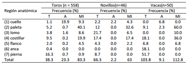 Factores que inciden sobre la frecuencia de defectos físicos causantes de decomisos parciales en canales bovinas de distinto origen y clase sexual y sus implicaciones económicas. - Image 3
