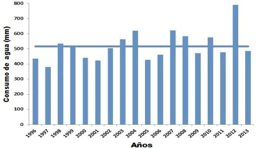 Consumo y disponibilidad de agua en cultivo de trigo bajo riego. Experiencia en la región centro de la provincia de Córdoba. - Image 6