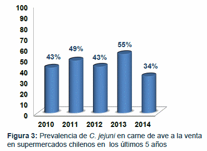 Contaminación de carne de ave con C. jejuni resistente a los antibióticos a la venta en supermercados chilenos. - Image 4
