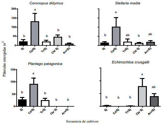 Disminución de la emergencia de malezas en diferentes escenarios agrícolas bajo siembra directa - Image 6