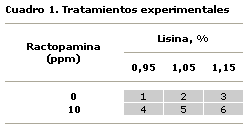 Efectos de la ractopamina y el nivel de lisina sobre la respuesta productiva de cerdos magros en la fase de engorde - Image 1