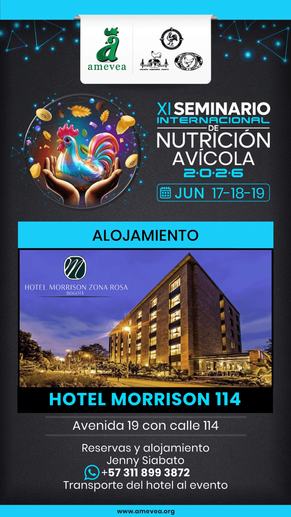 Amevea: Transporte y Alojamiento al XI Seminario Internacional de Nutrición Avícola - Image 1