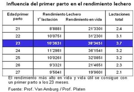 ¿Cómo conseguir el primer parto de la novilla en el 23º mes de vida? Mayor rendimiento lechero con el Método Super Heifer - Image 1