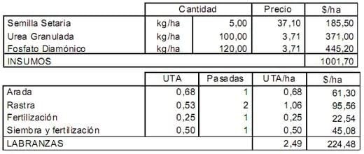 Determinación del costo de las reservas forrajeras - Image 4