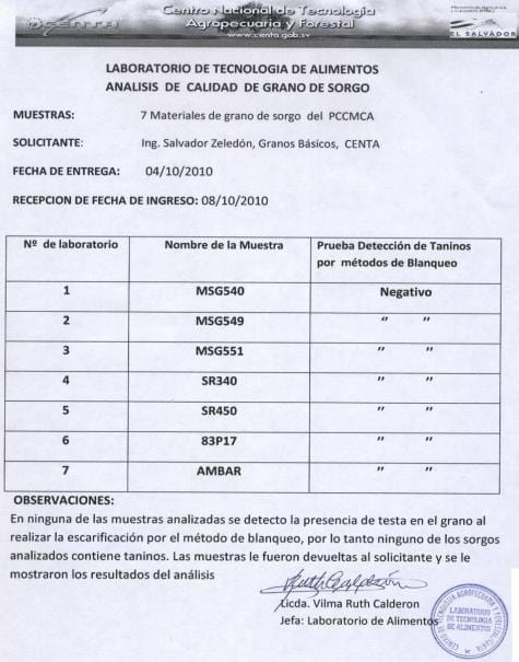 Comportamiento de los sorgos híbridos para grano dentro de los ensayos uniformes del PCCMCA 2009 - Image 20