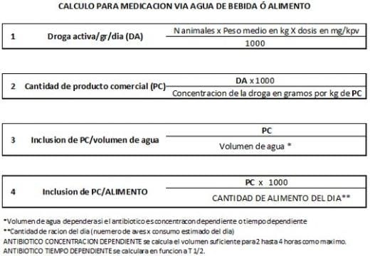 Dosificación y vías de administración de de antibióticos en avicultura - Image 1