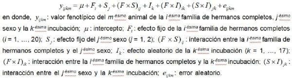 Modelos mixtos en el modelaje fenotípico de la población F2 desarrollada para el mapeo de QTLS en la gallina - Image 1