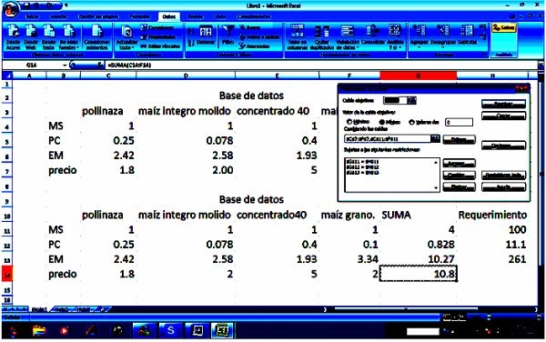 Balanceo de Raciones a mínimo costo. - Image 7