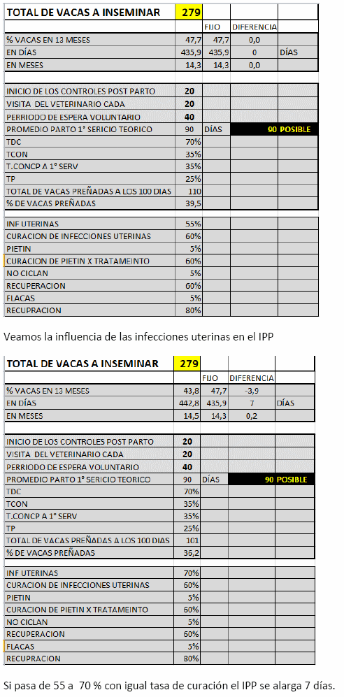 Simulador de manejo de parámetros reproductivos. Entre lo óptimo y lo posible - Image 12
