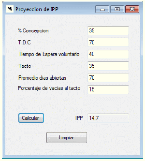 Simulador de manejo de parámetros reproductivos. Entre lo óptimo y lo posible - Image 3