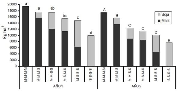 Intercultivo de Soja y Maíz para silajes planta entera. Captura y uso de la radiación y producción de biomasa total al momento del ensilado - Image 1