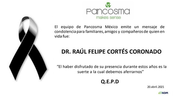Fallecimiento del Dr. Raúl Felipe Cortés Coronado - Image 1
