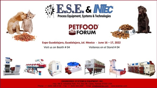 E.S.E. & INTEC exibe en el Foro Mascotas Pet Food 2022 - Image 1