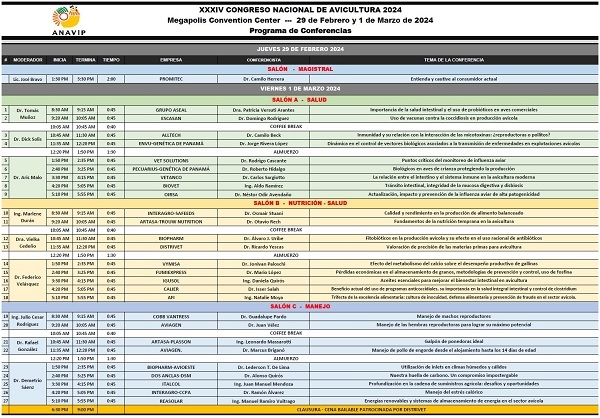 Promitec participará del XXXIV Congreso Nacional de Avicultura 2024 - Image 1