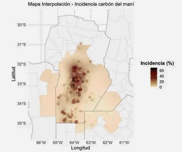 Argentina - Monitoreo del carbón del maní, mapa de una enfermedad clave - Image 3