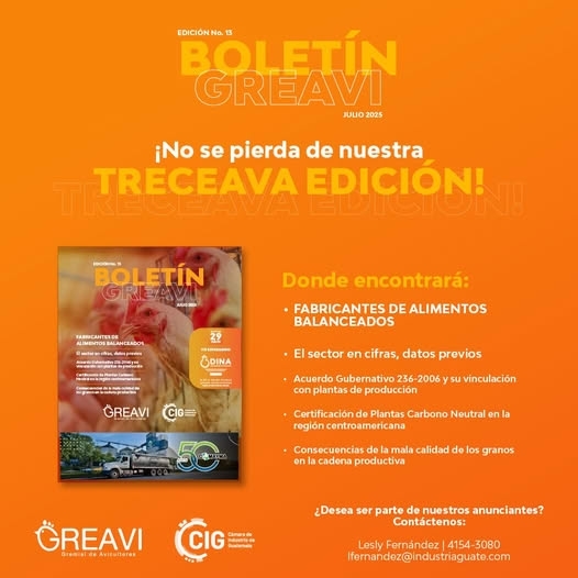 Avicultura en Gautemala: Conoce los temas tratados en la edición 13 del Boletín Técnico de GREAVI - Image 1