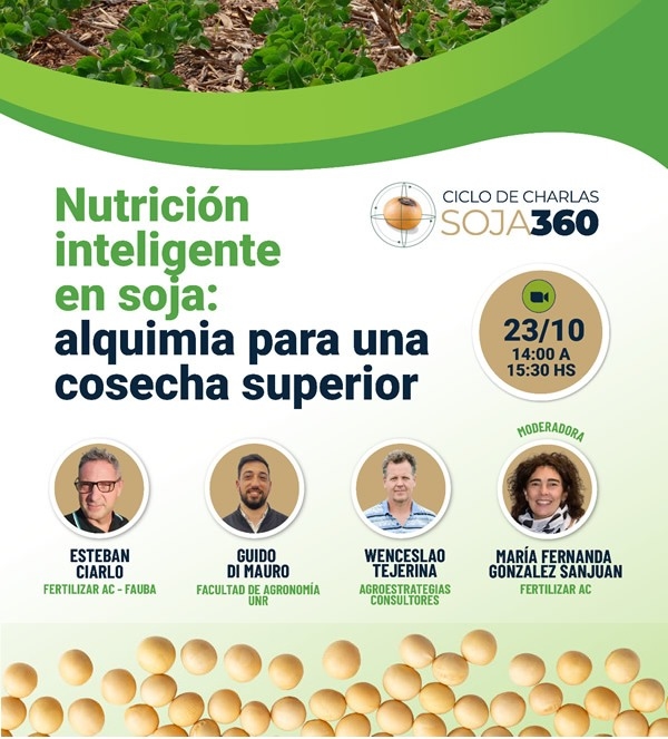 Argentina - Nutrición inteligente en soja: Charla virtual de Fertilizar AC - Image 2