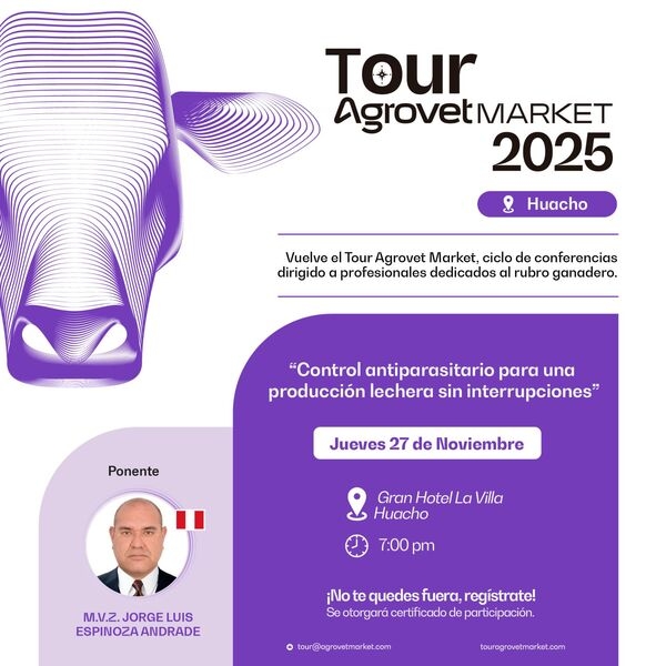 Control antiparasitario en Lechería: Tour Agrovet Market 2025 - Image 1