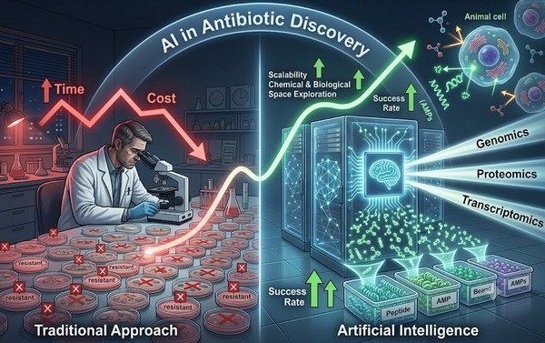 La IA reinventa la búsqueda de antibióticos:Fin del 