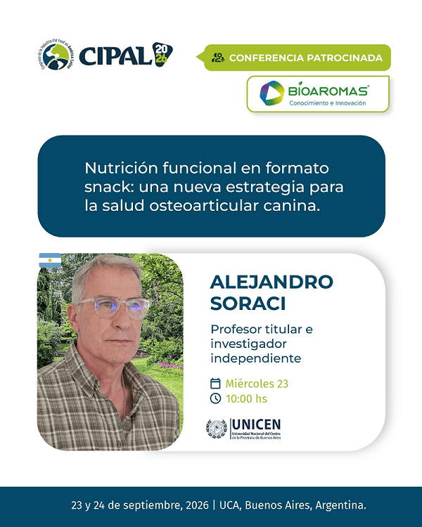 Snacks funcionales para salud canina: BIOAROMAS se suma a CIPAL 2026 - Image 1