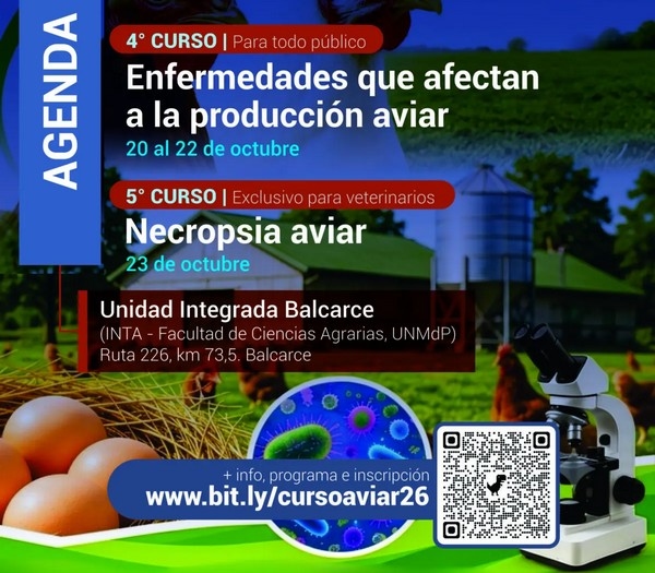 Necropsia y enfermedades aviares: Curso en Argentina - Image 1