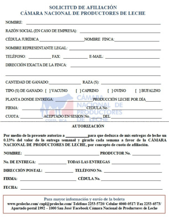 SOLICITUD DE AFILIACIÓN