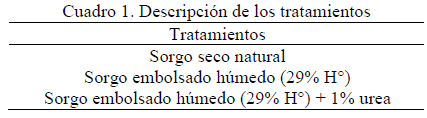 Valor Nutricional de Sorgo Almacenado en Bolsa Plástica - Image 1