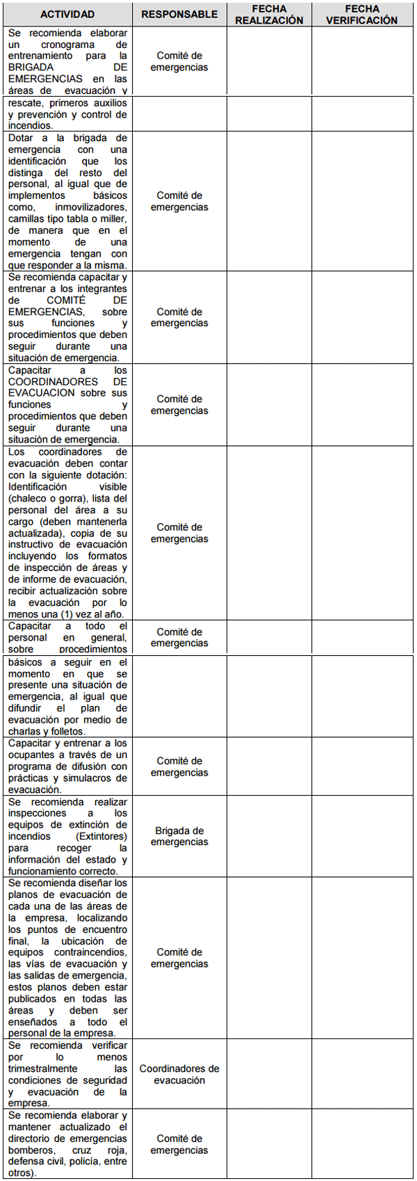 Implementacion en una planta frigorífica de los conceptos básicos de la seguridad industrial (plan de emergencias), componentes que se deben tener en cuenta en el diseño de una planta de frigomatadero de especie bovina - Image 28