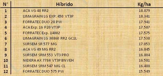 Aptitud Forrajera- Evaluación de híbridos de maíz.- Campaña 2016 – 2017. Determinación del rendimiento y la calidad de la materia seca. - Image 59