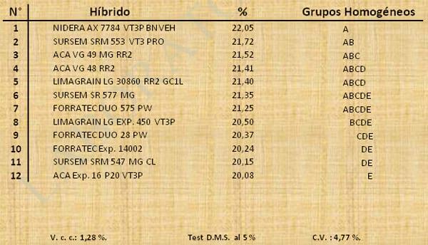 Aptitud Forrajera- Evaluación de híbridos de maíz.- Campaña 2016 – 2017. Determinación del rendimiento y la calidad de la materia seca. - Image 28