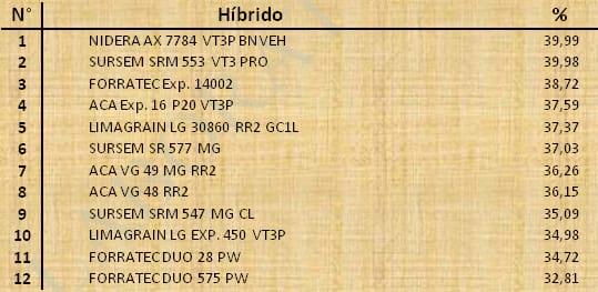 Aptitud Forrajera- Evaluación de híbridos de maíz.- Campaña 2016 – 2017. Determinación del rendimiento y la calidad de la materia seca. - Image 145