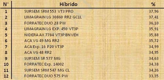 Aptitud Forrajera- Evaluación de híbridos de maíz.- Campaña 2016 – 2017. Determinación del rendimiento y la calidad de la materia seca. - Image 121