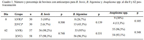 Eficacia de dos vacunas, congelada y refrigerada, contra la tristeza parasitaria bovina - Image 1