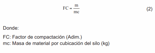 Aplicación del factor de compactación en el ajuste de la masa de granos de maíz determinada por cubicación en silos verticales - Image 2