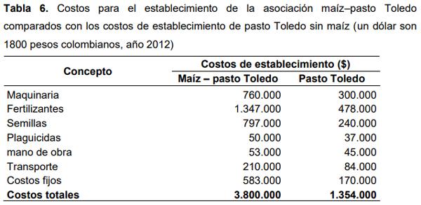 Efecto de la renovación de praderas con maíz sobre la productividad de carne bovina en el Piedemonte de los Llanos Orientales de Colombia - Image 8