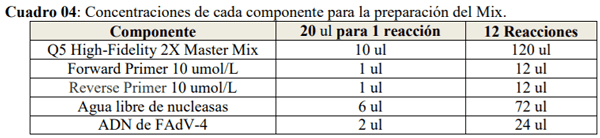 Estandarización de una PCR para detectar Fowl Adenovirus tipo 4 (FADV-4) en Farvet S.A.C. - Image 12