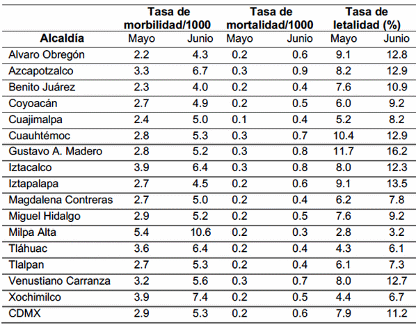 Análisis y modelo epidemiológico del brote de SARS-CoV-2 en la Ciudad de México - Image 3