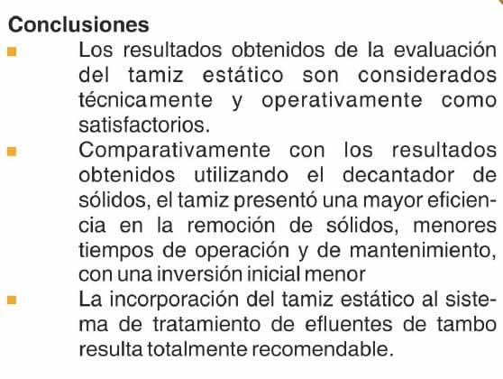 Evaluación de un tamiz estático para la separación y recuperación de sólidos de los efluentes de tambo - Image 6