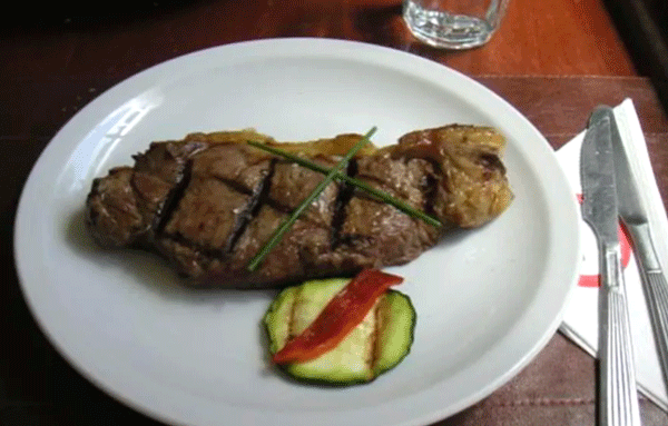 Bife de chorizo (calor seco)