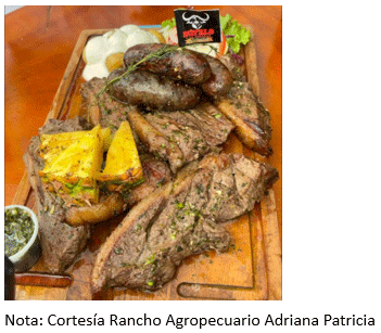 Figura 23. Picaña de carne de búfalo.