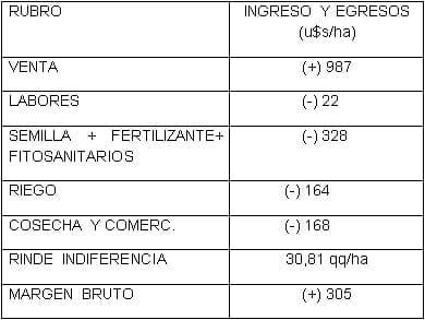 Resultados económicos de producción de Cebada Cervecera bajo riego suplementario en INTA Manfredi - Image 6