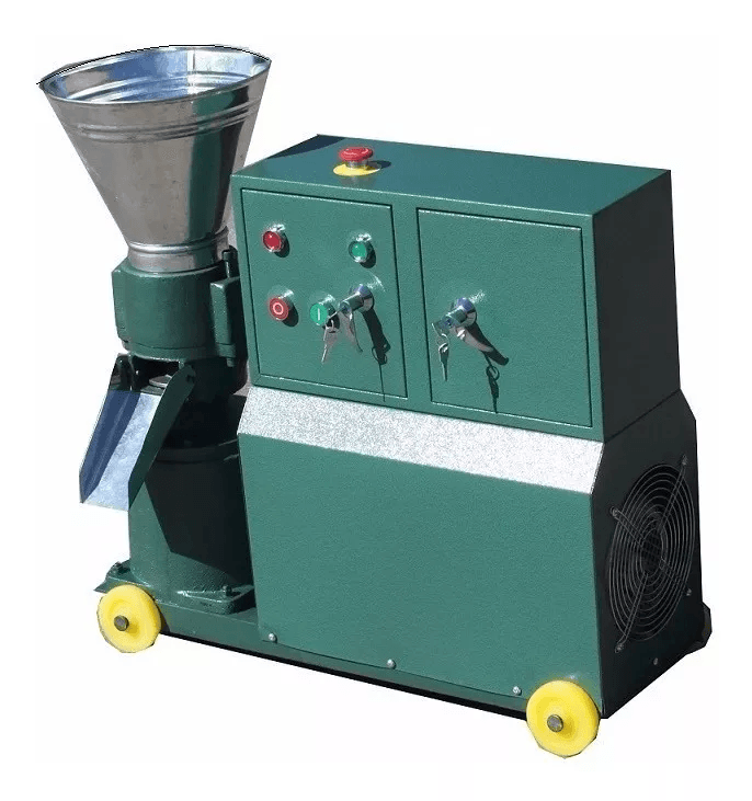 Maquina Pelletizadora Motor Bifasico 220 V 100 Kg por Hora. - 1