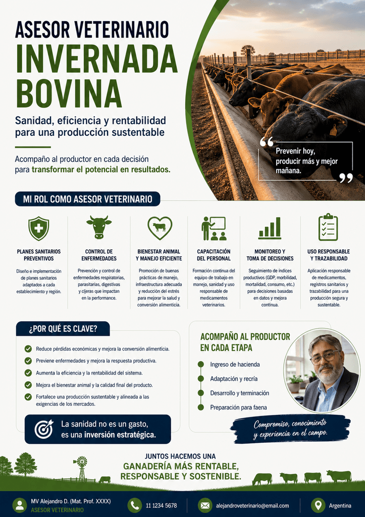 La importancia del asesor veterinario en los sistemas de invernada bovina en Argentina - 1