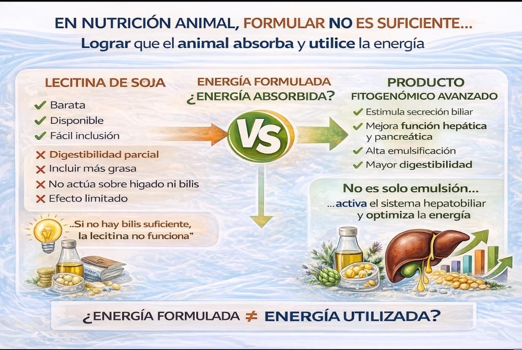 En nutrición animal, no basta con formular energía… el verdadero reto es lograr que el animal la absorba y la utilice. - 1